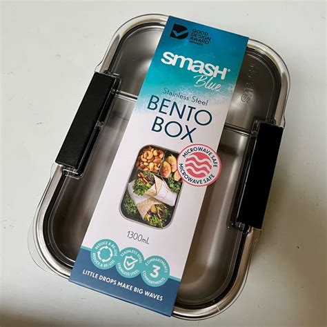 smash stainless steel bento box review|reusable bento box containers.